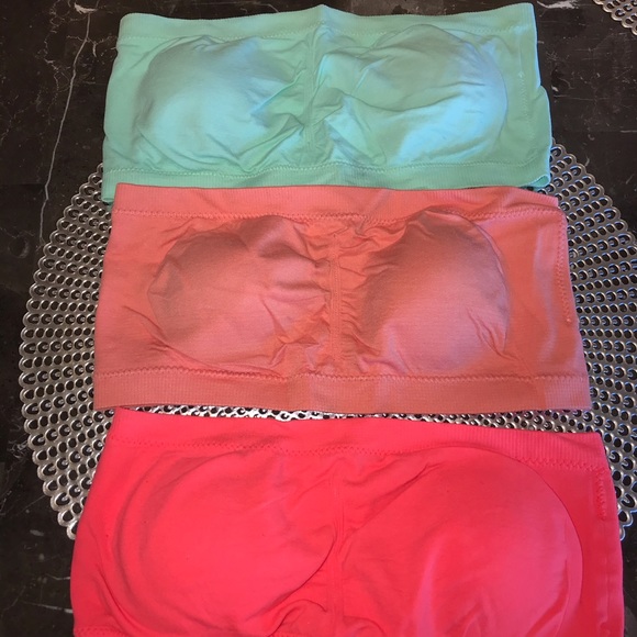 Other - Strapless colored bras/padding can be removed!